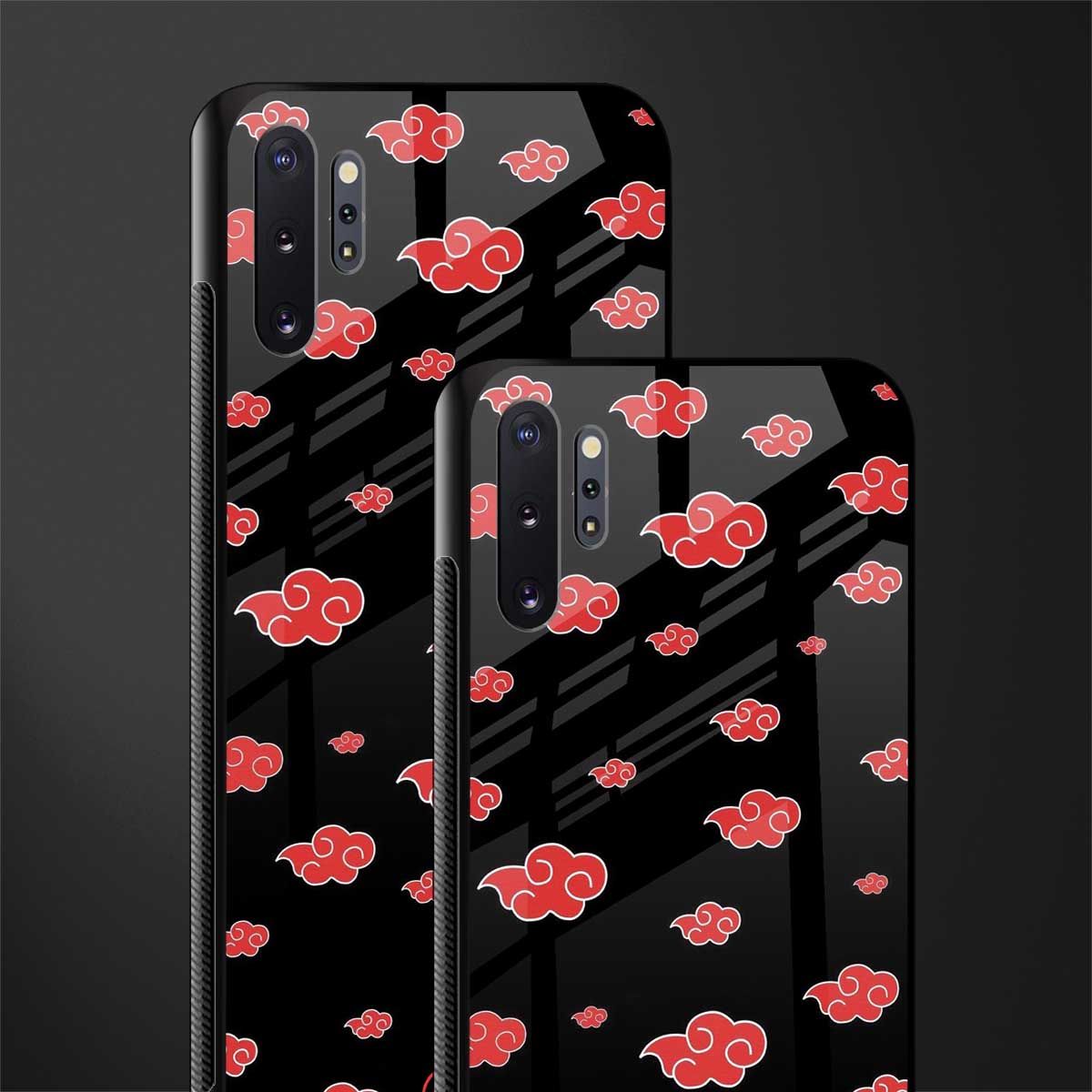 akatsuki naruto anime glass case for samsung galaxy note 10 plus image-2