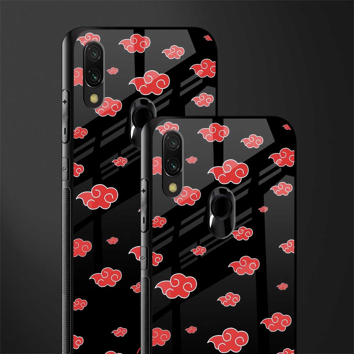 akatsuki naruto anime glass case for redmi y3 image-2