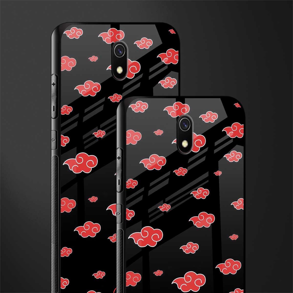 akatsuki naruto anime glass case for redmi 8a image-2