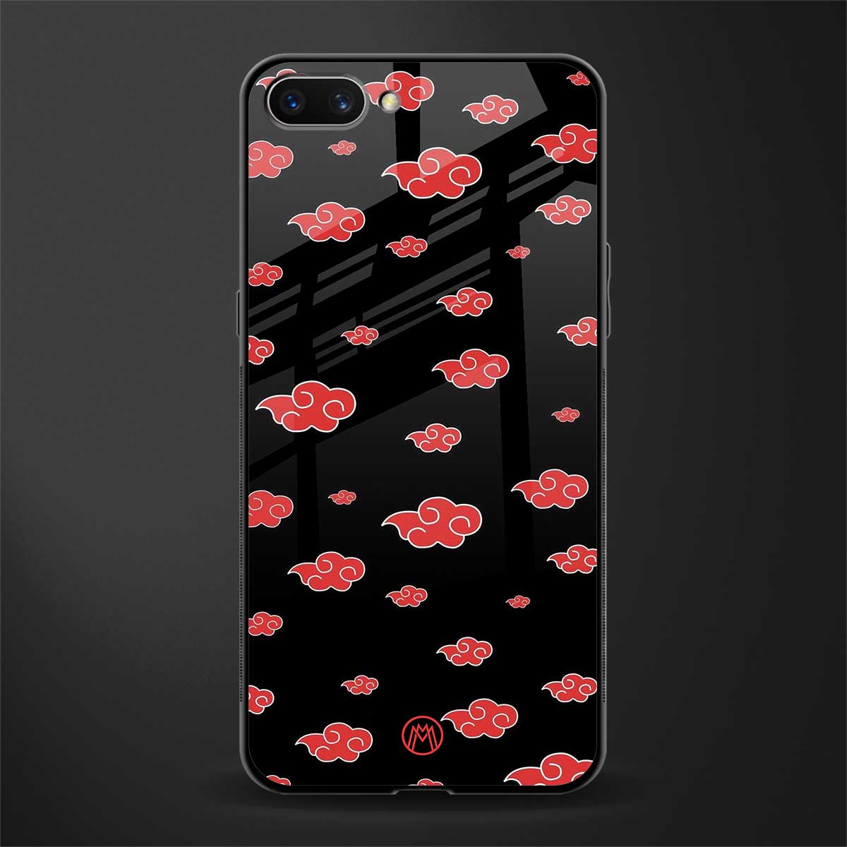 akatsuki naruto anime glass case for realme c1 image