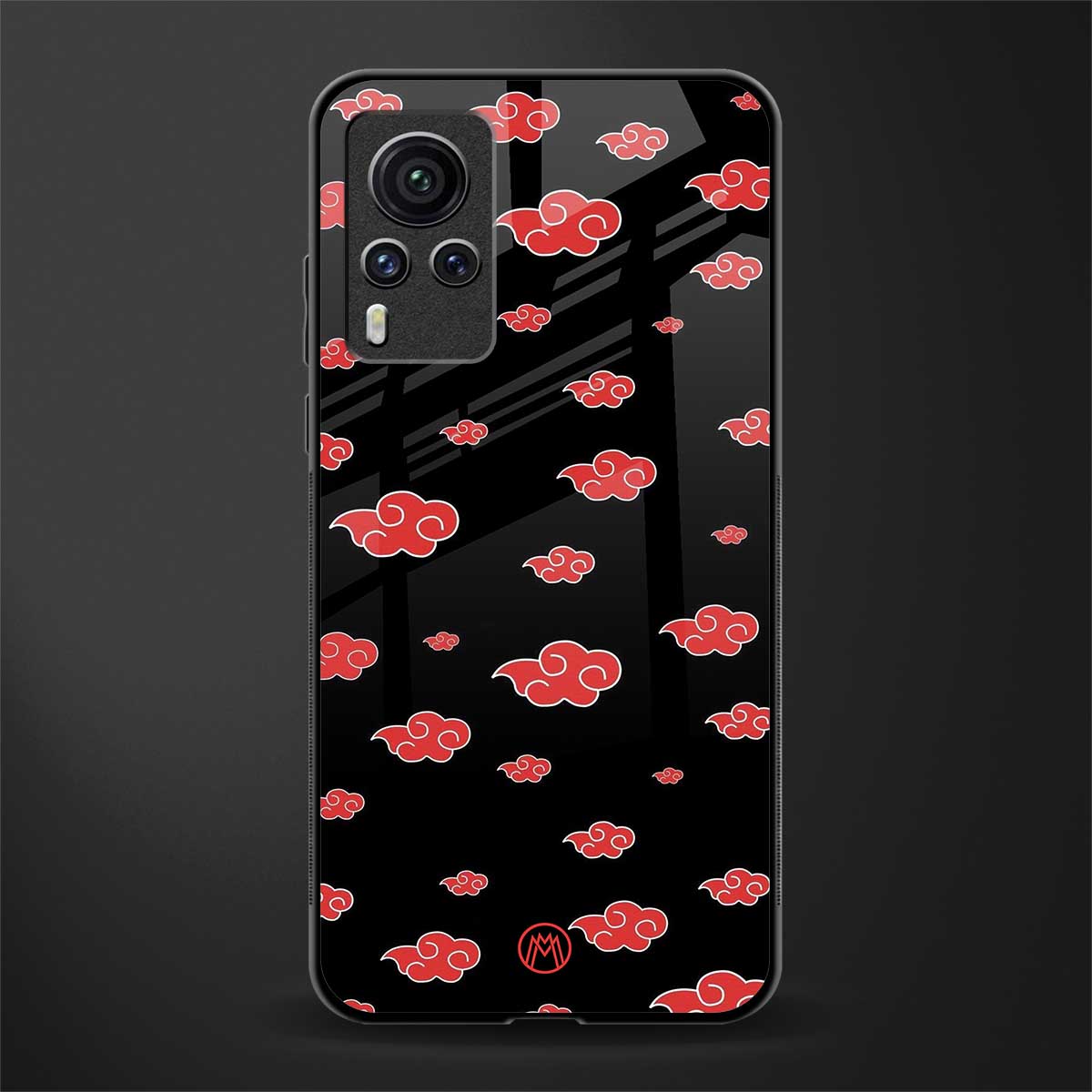 akatsuki naruto anime glass case for vivo x60 pro image