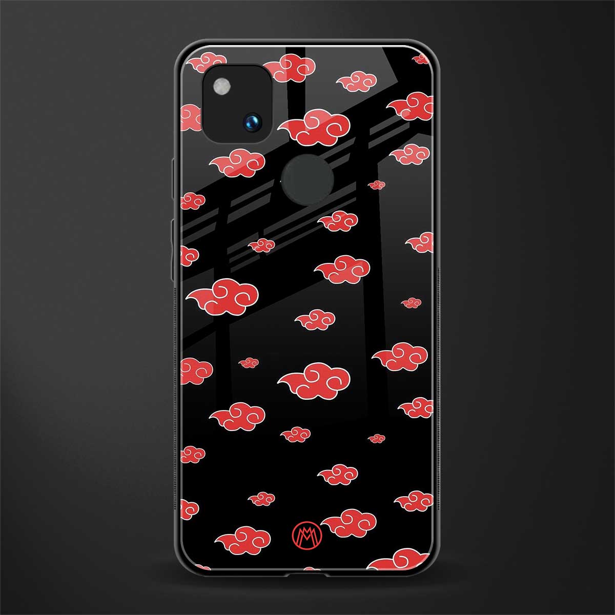 akatsuki naruto anime back phone cover | glass case for google pixel 4a 4g