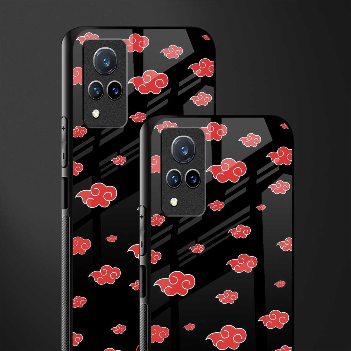 akatsuki naruto anime glass case for vivo v21 5g image-2