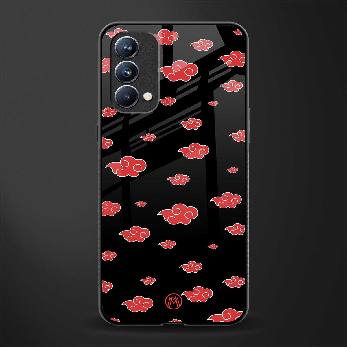 akatsuki naruto anime glass case for oppo f19s image