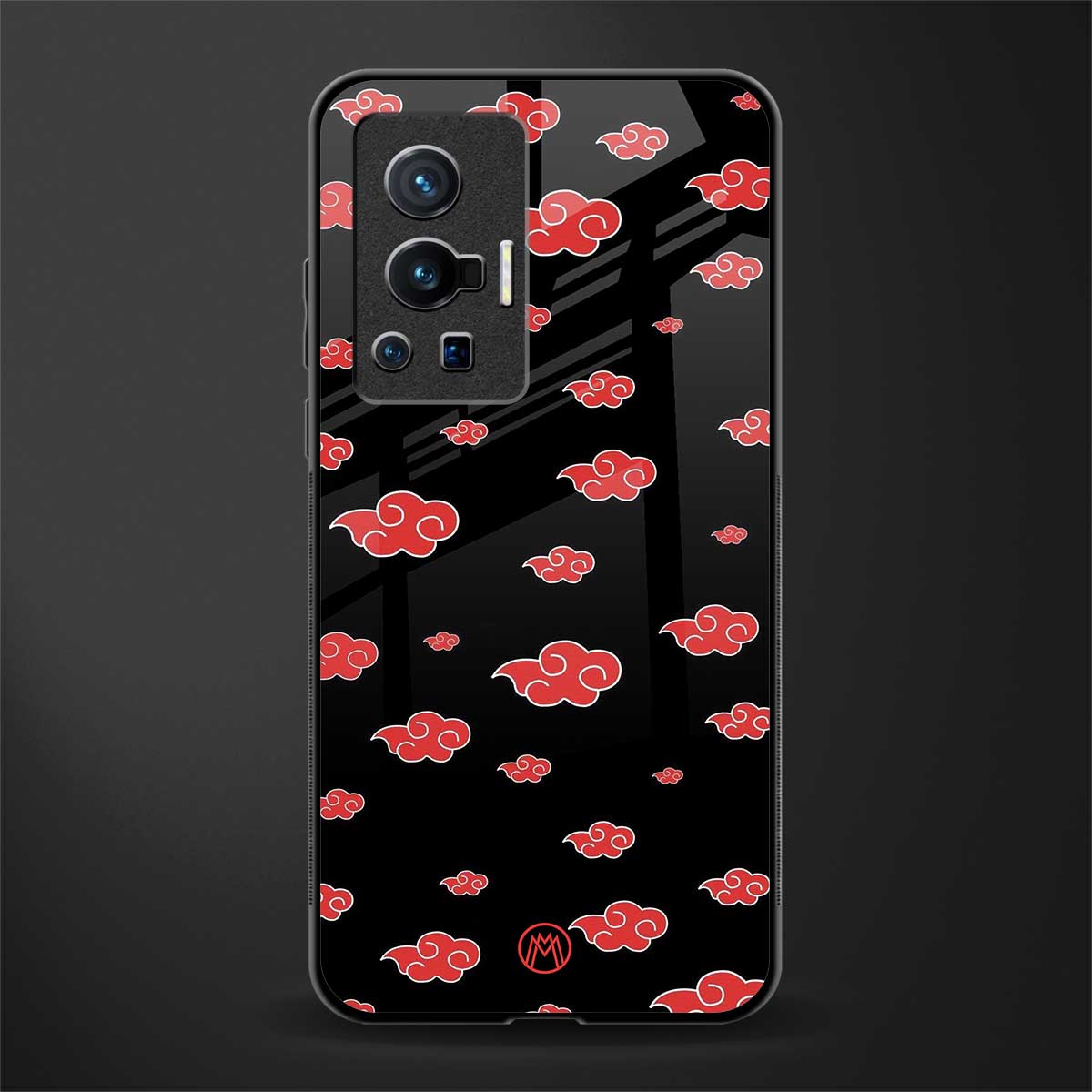 akatsuki naruto anime glass case for vivo x70 pro image