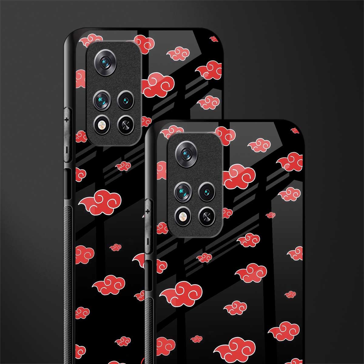 akatsuki naruto anime glass case for poco m4 pro 5g image-2
