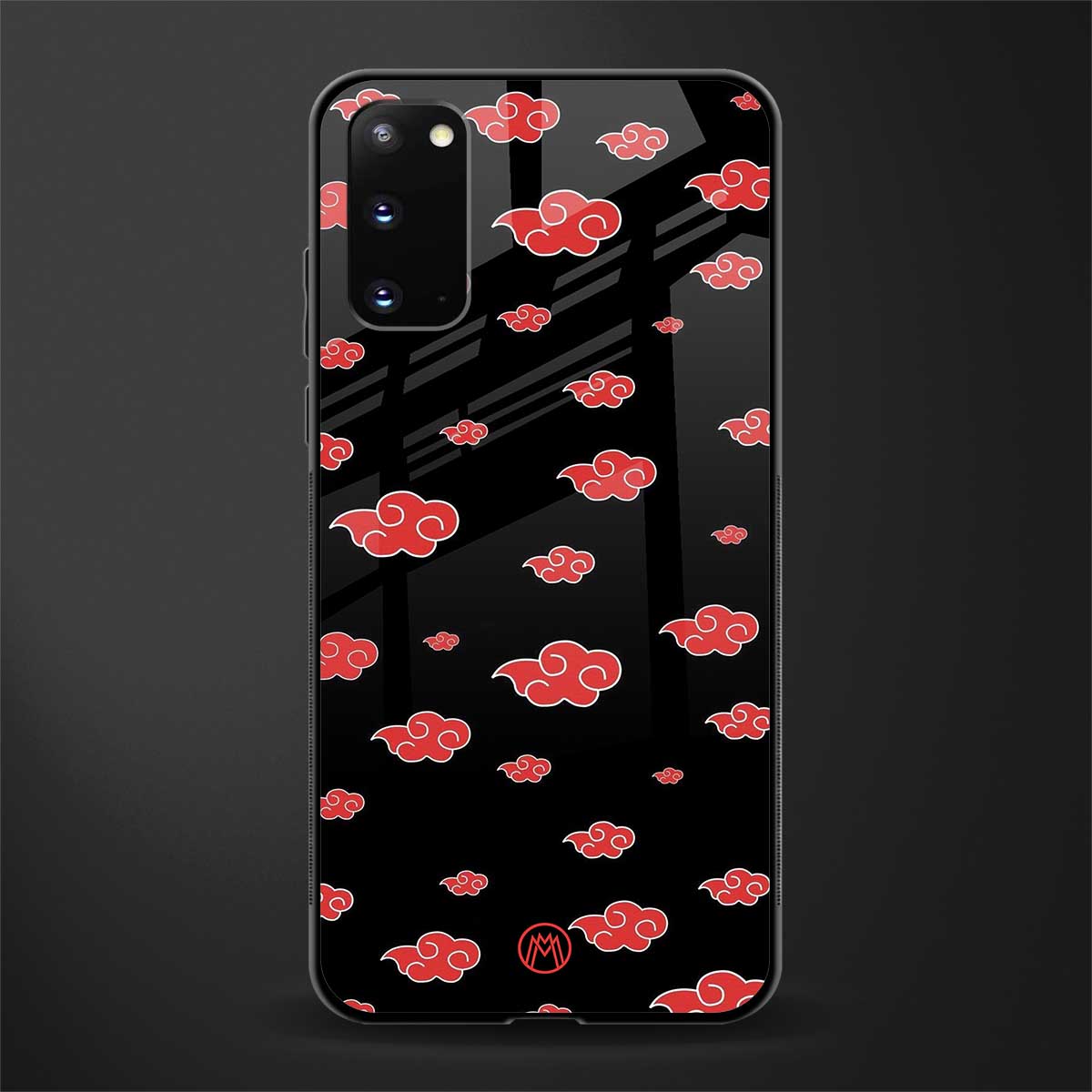 akatsuki naruto anime glass case for samsung galaxy s20 image