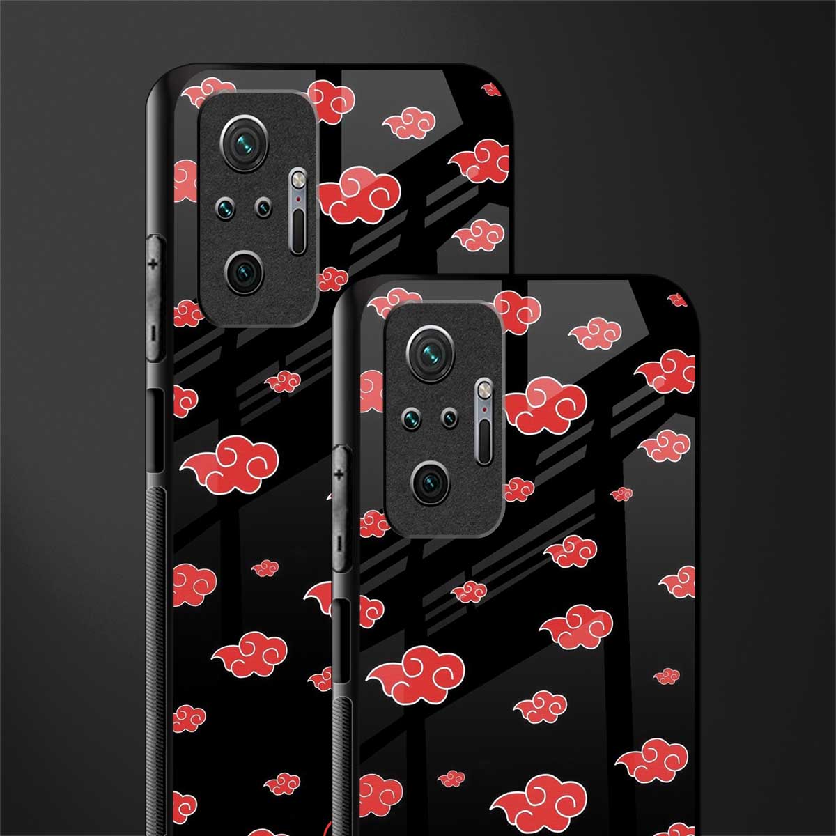 akatsuki naruto anime glass case for redmi note 10 pro max image-2