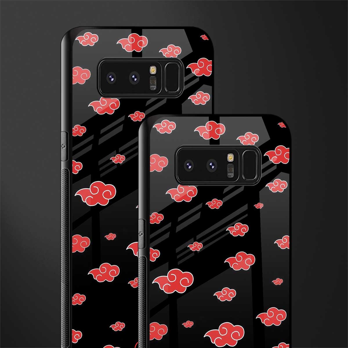 akatsuki naruto anime glass case for samsung galaxy note 8 image-2