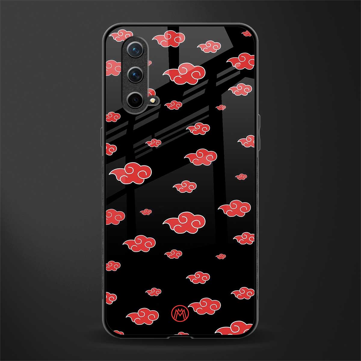 akatsuki naruto anime glass case for oneplus nord ce 5g image