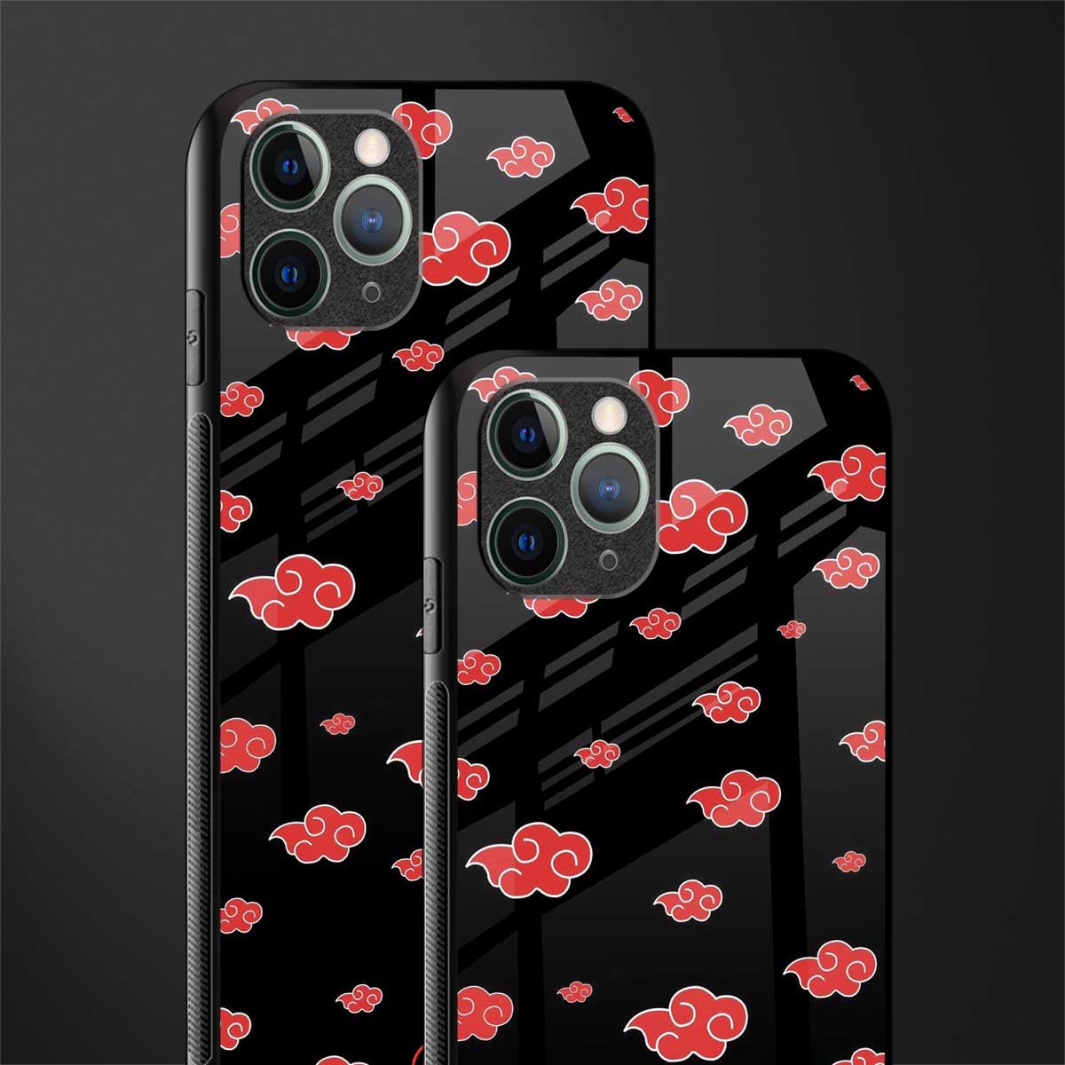 akatsuki naruto anime glass case for iphone 11 pro image-2