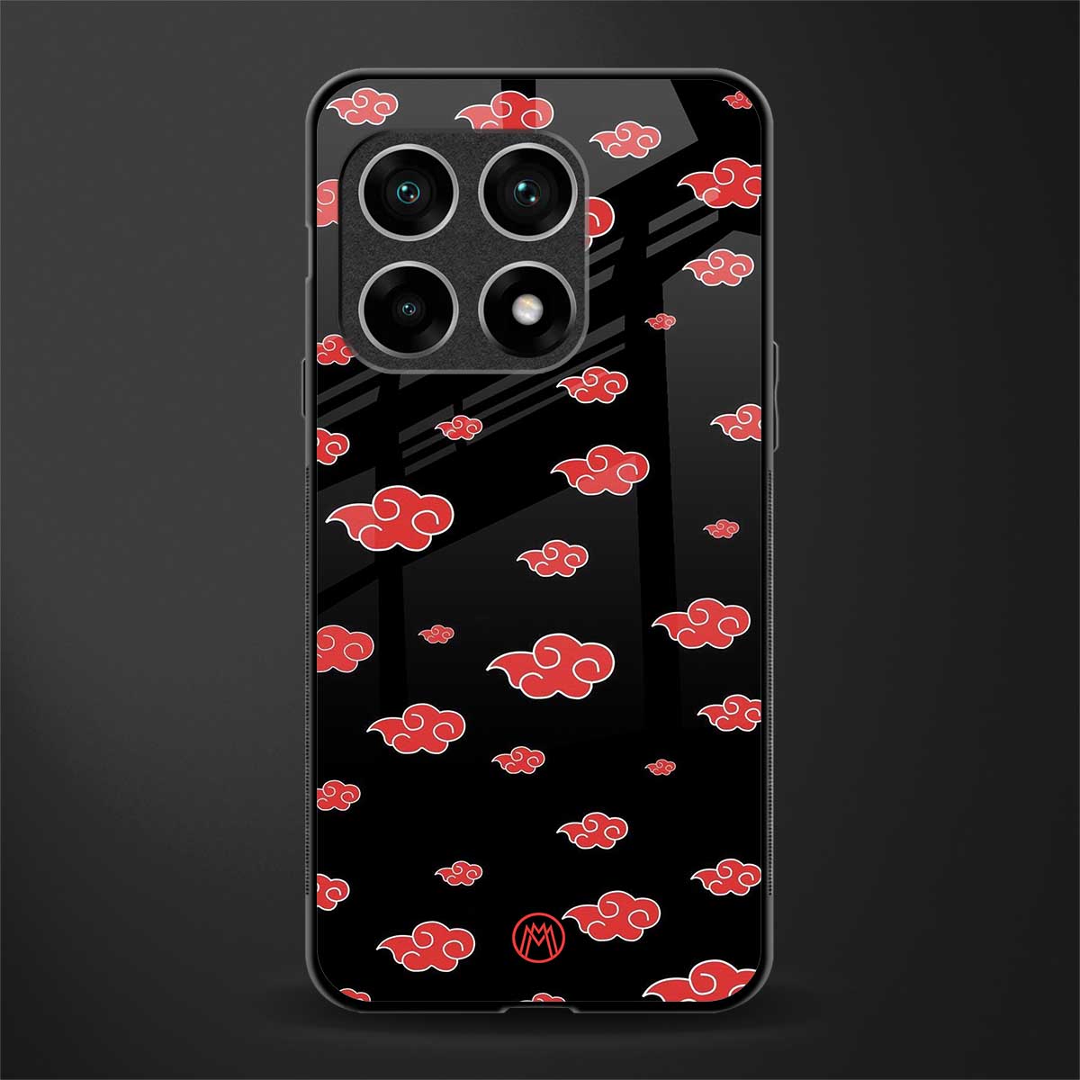 akatsuki naruto anime glass case for oneplus 10 pro 5g image