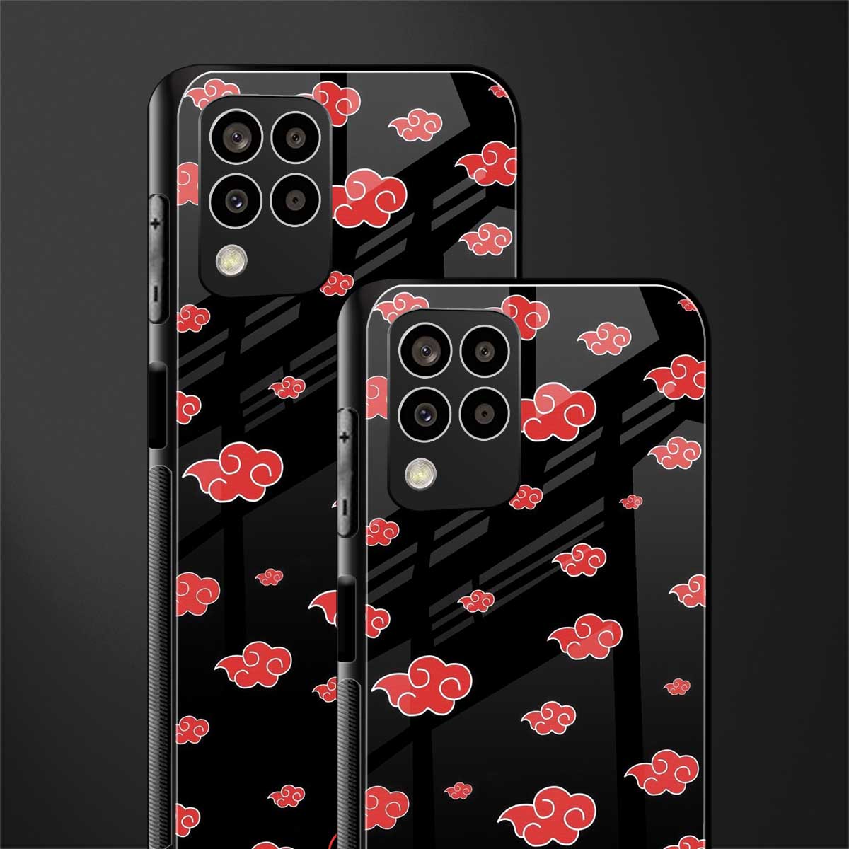 akatsuki naruto anime back phone cover | glass case for samsung galaxy m33 5g
