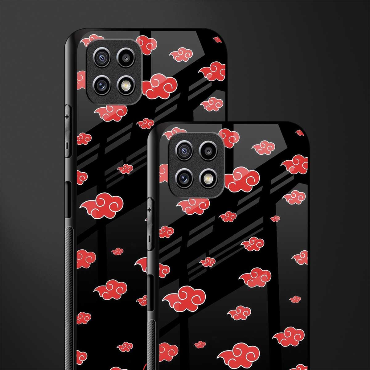 akatsuki naruto anime back phone cover | glass case for samsung galaxy f42
