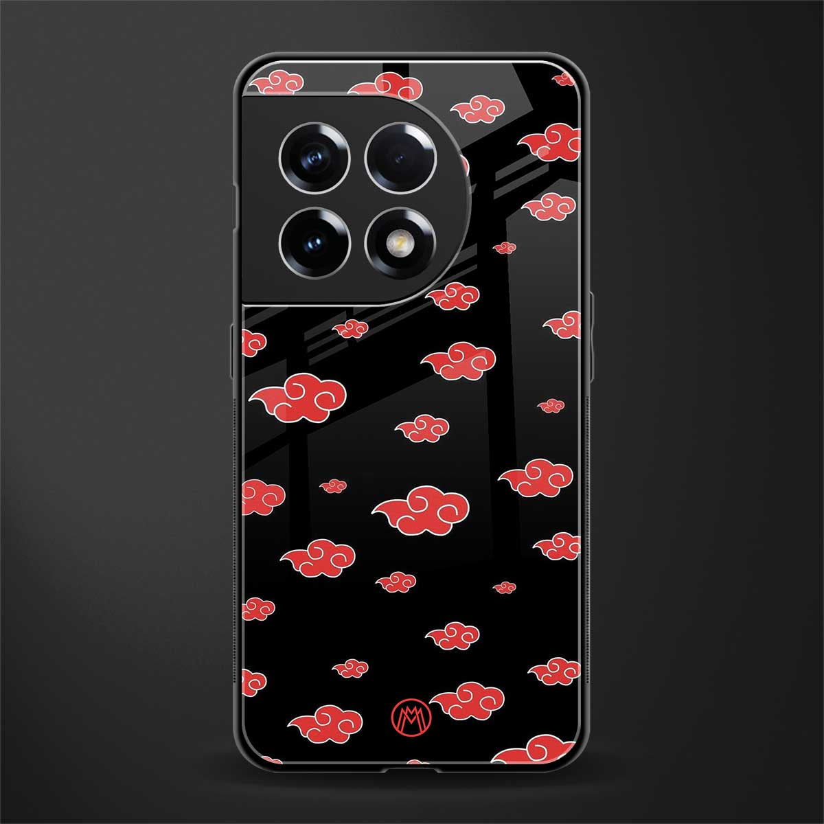akatsuki naruto anime back phone cover | glass case for oneplus 11r