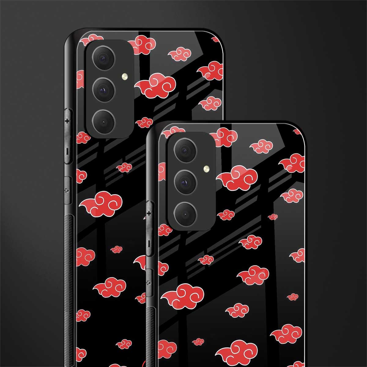 akatsuki naruto anime back phone cover | glass case for samsung galaxy a54 5g