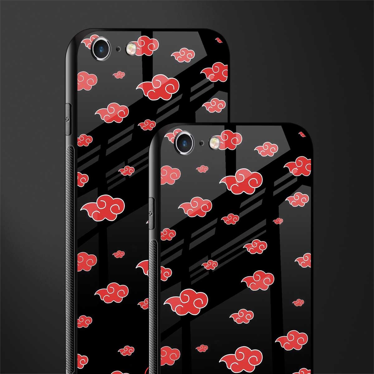 akatsuki naruto anime glass case for iphone 6 image-2