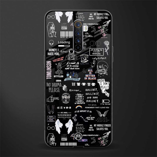 all is better in black glass case for realme x2 pro image