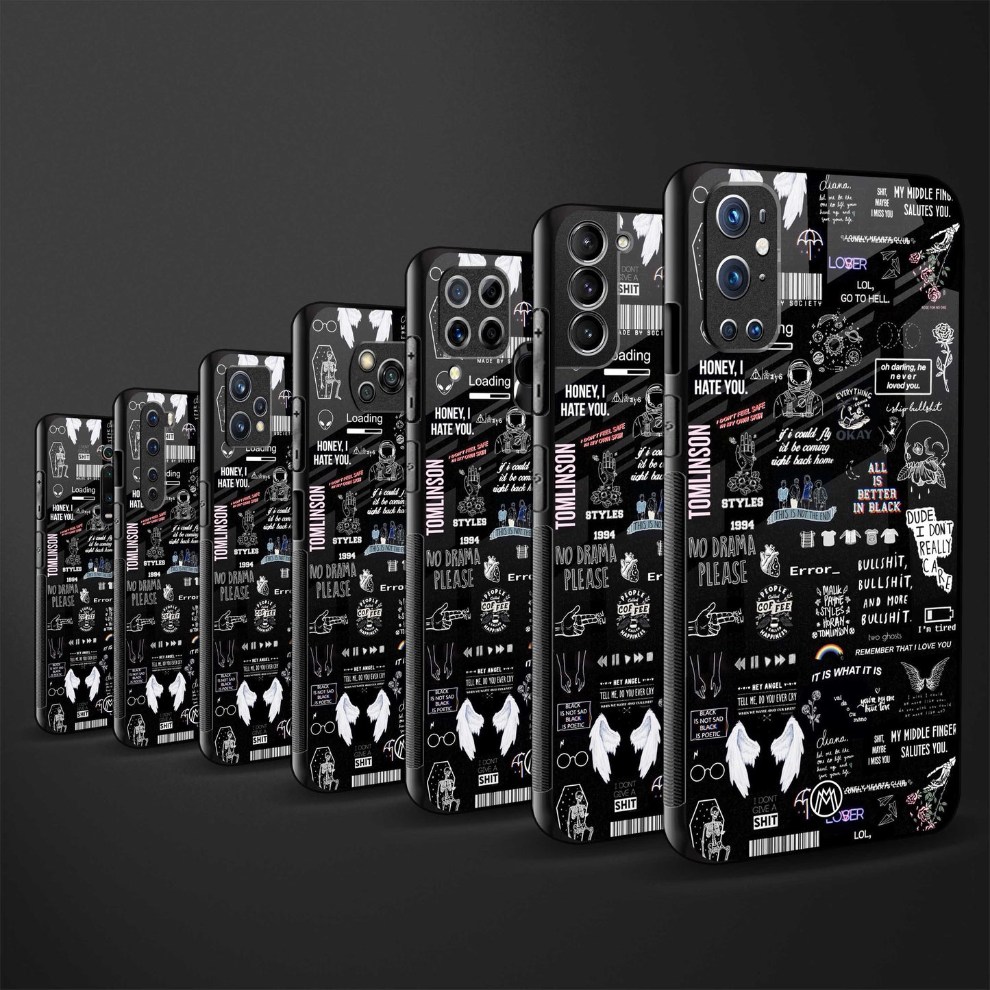 all is better in black glass case for samsung galaxy s20 image-3