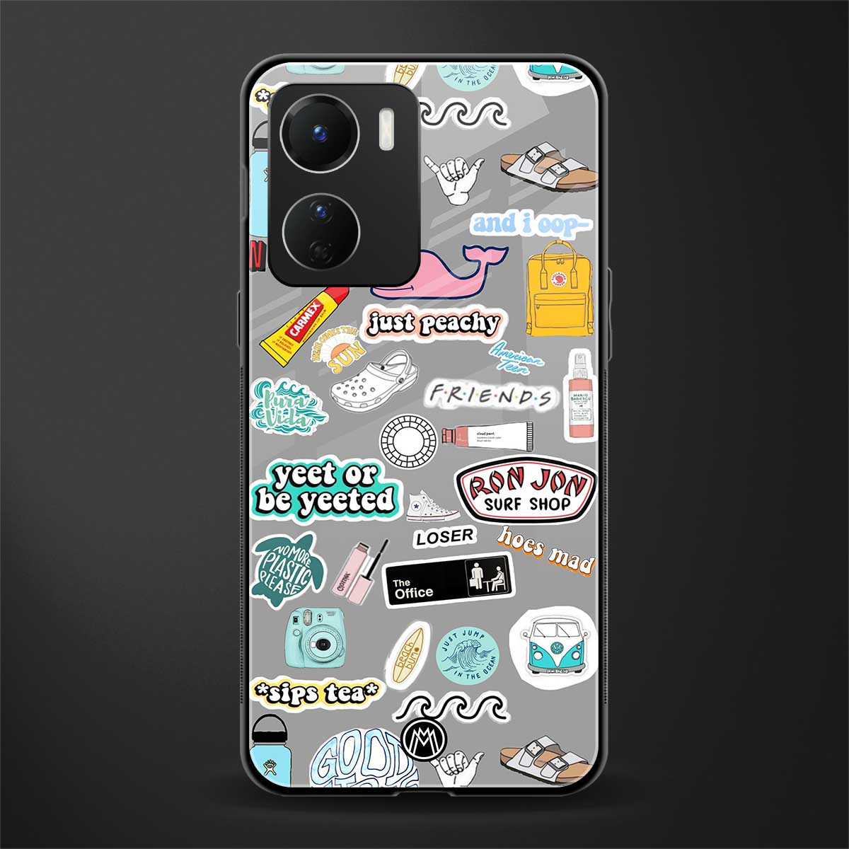 American Teen Sticker Collage Phone Case for Vivo Y16 American Teen Sticker Collage Phone Case for Vivo Y16