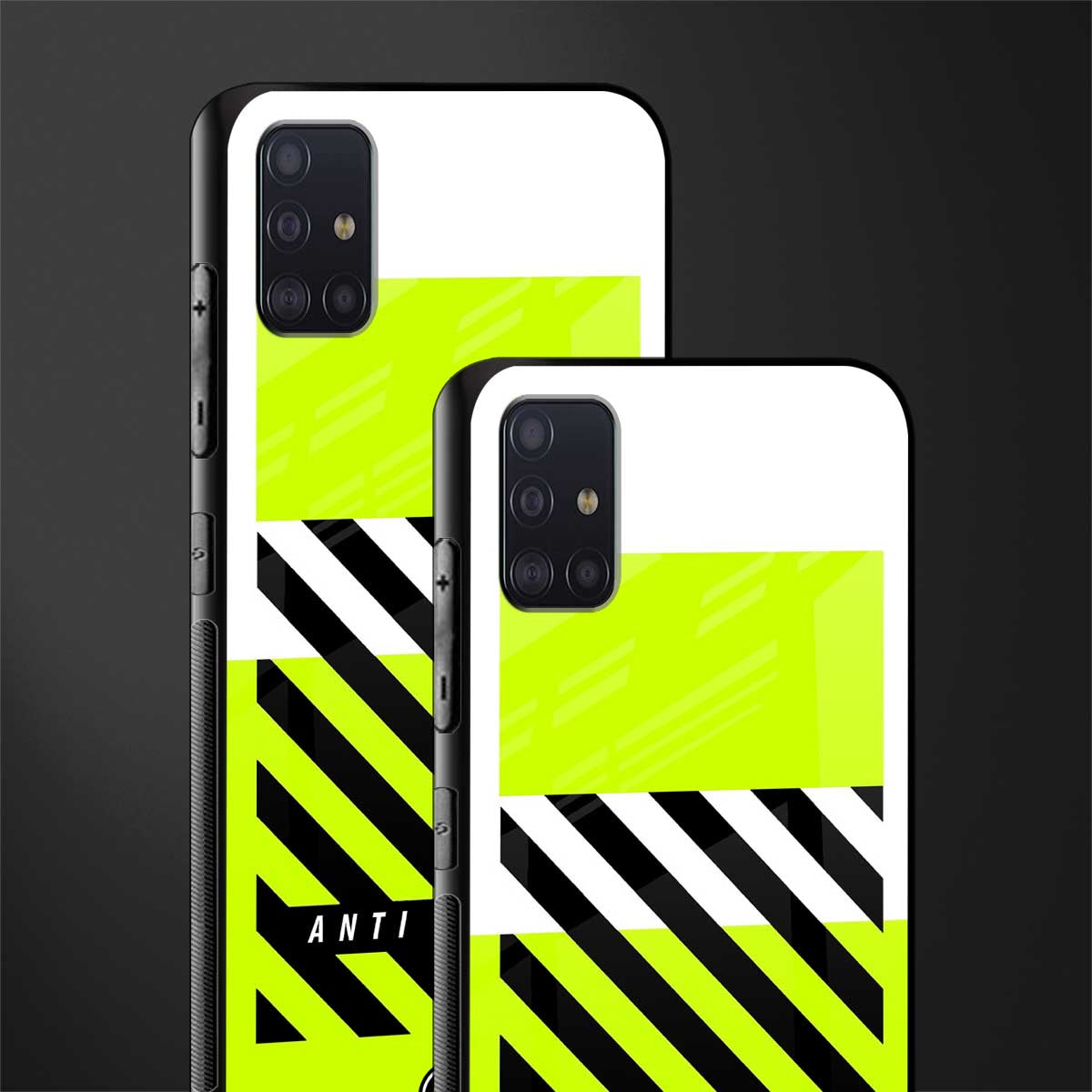 anti social glass case for samsung galaxy a71 image-2