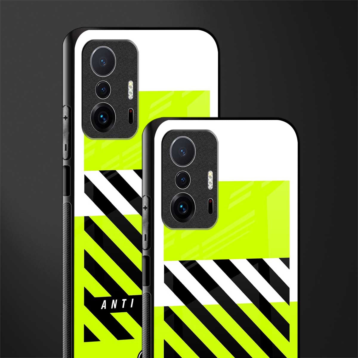 anti social glass case for mi 11t pro 5g image-2