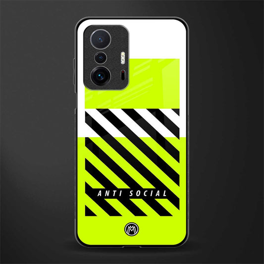 anti social glass case for mi 11t pro 5g image
