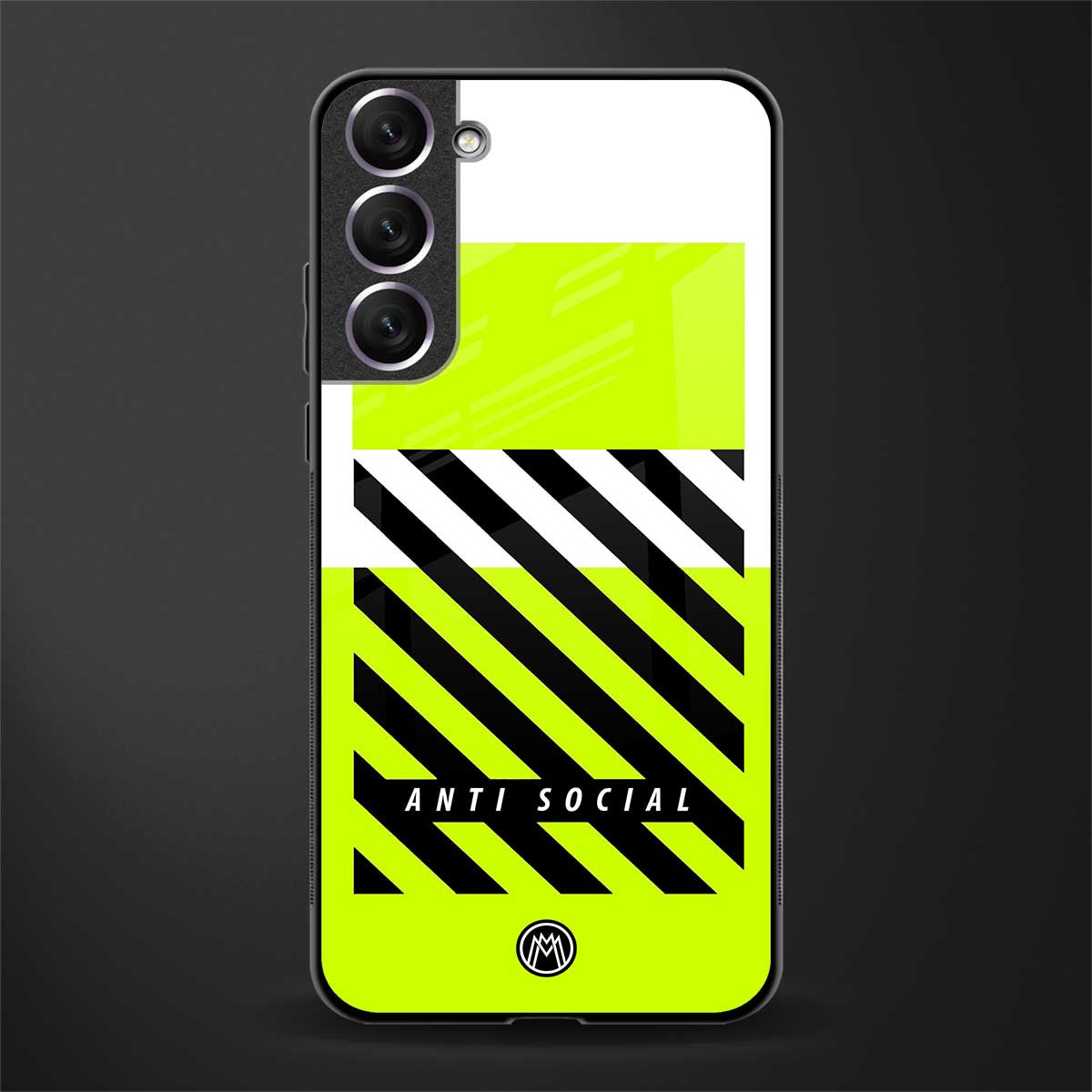 anti social glass case for samsung galaxy s21 plus image