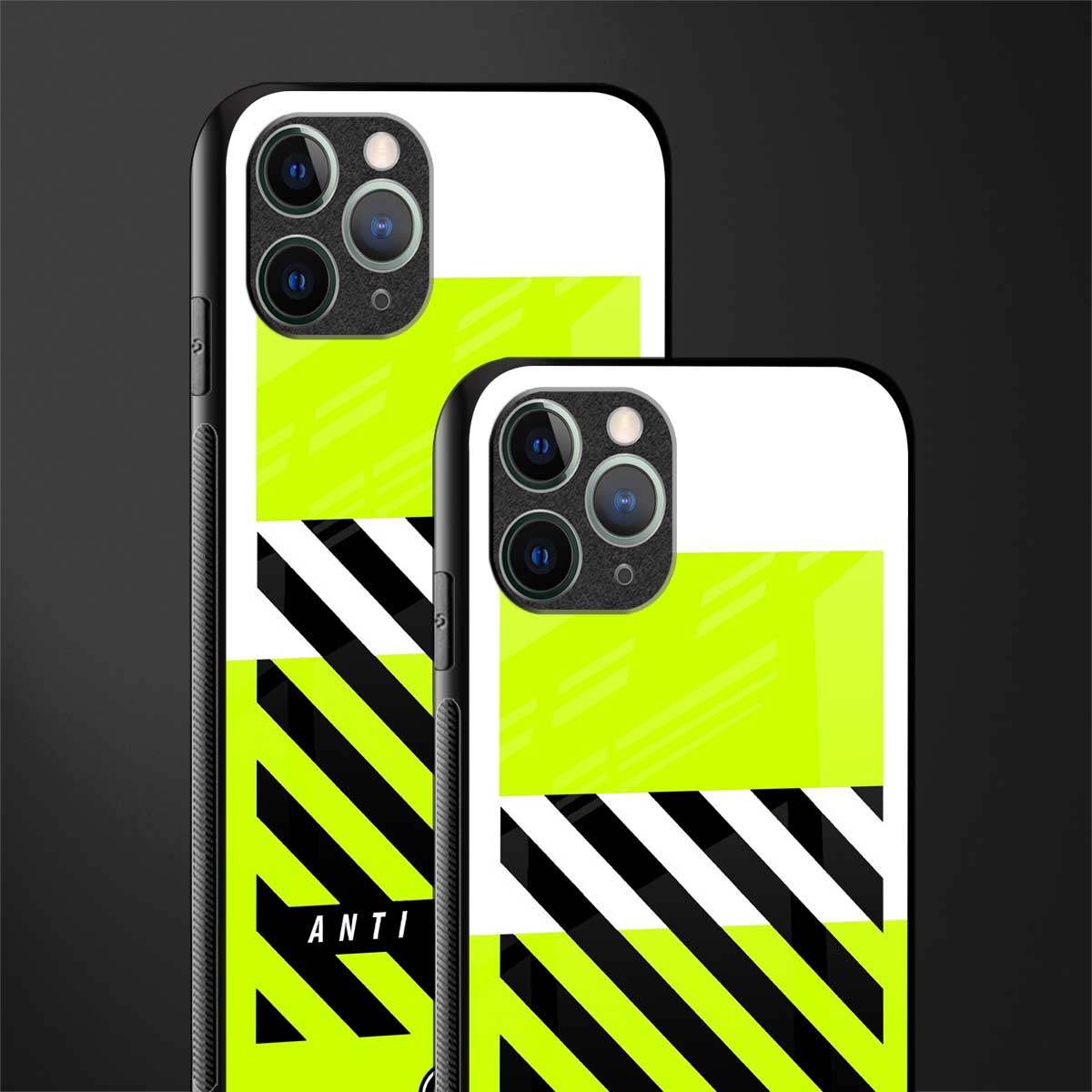 anti social glass case for iphone 11 pro image-2