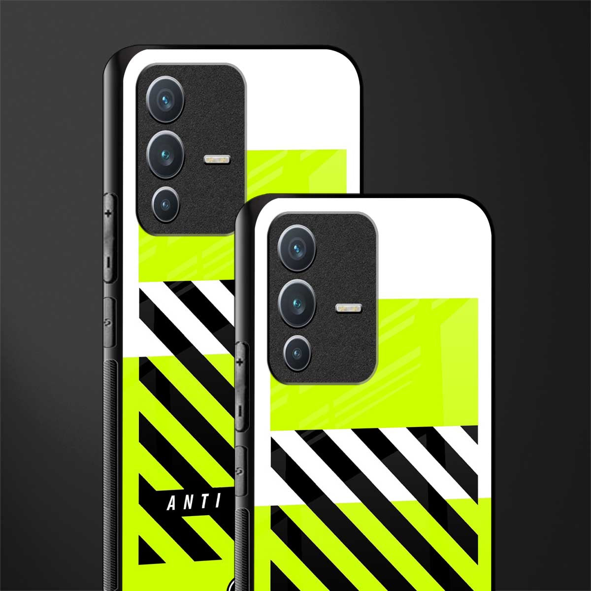anti social glass case for vivo v23 5g image-2