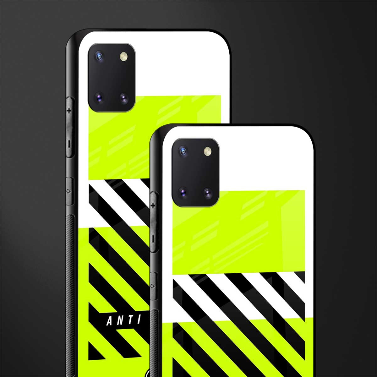 anti social glass case for samsung a81 image-2