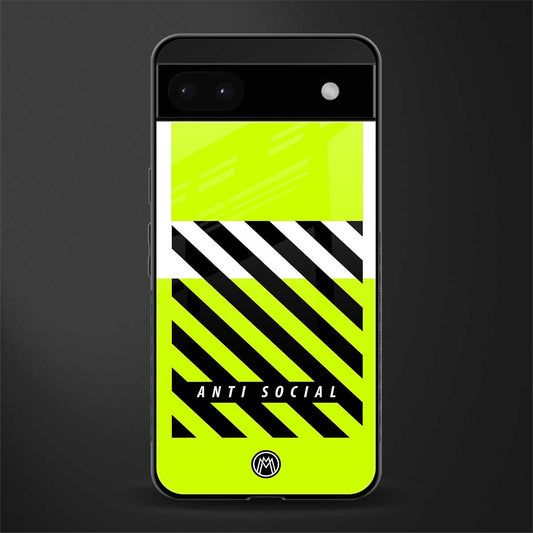 anti social back phone cover | glass case for google pixel 6a