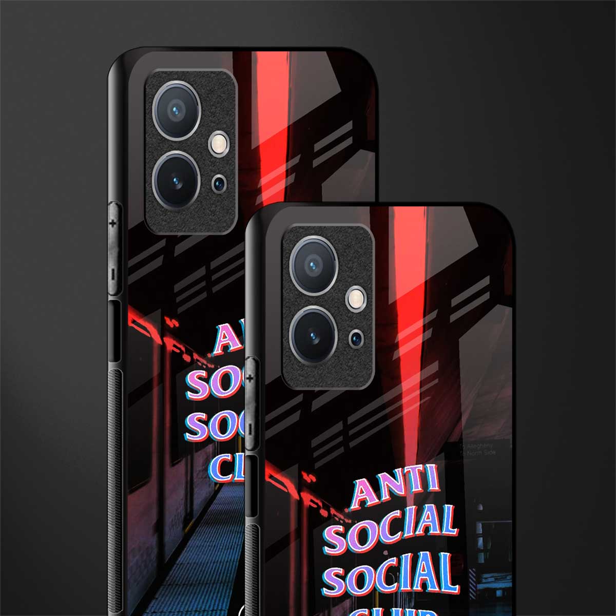 anti social social club glass case for vivo y75 5g image-2