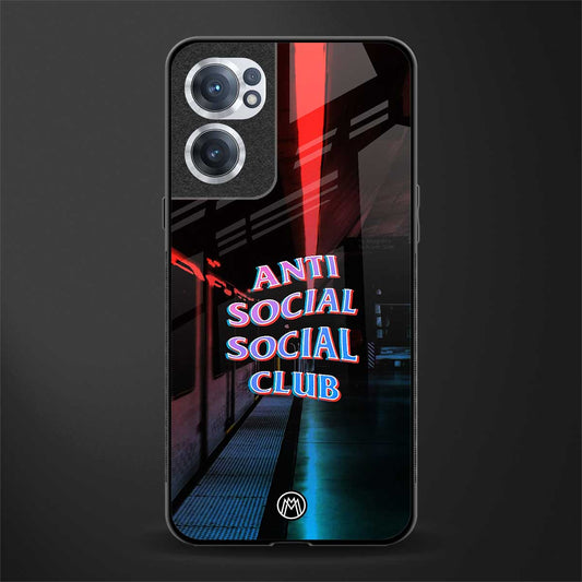 anti social social club glass case for oneplus nord ce 2 5g image