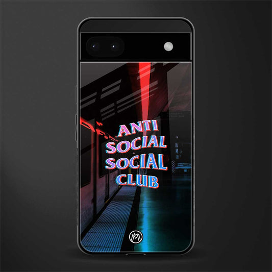 anti social social club back phone cover | glass case for google pixel 6a