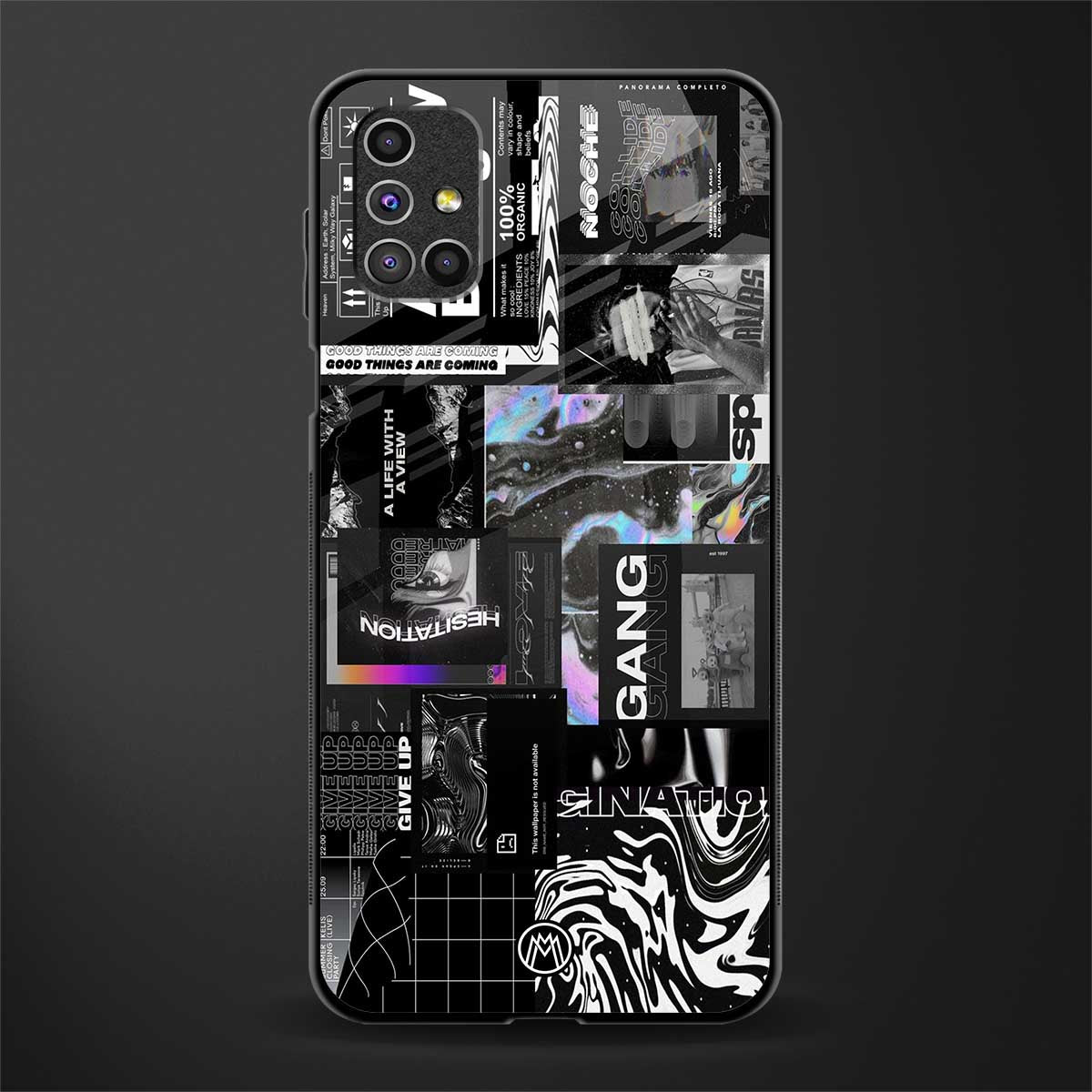 anxiety being glass case for samsung galaxy m51 image