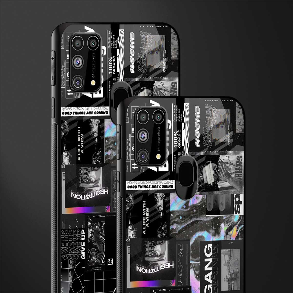 anxiety being glass case for samsung galaxy m31 prime edition image-2
