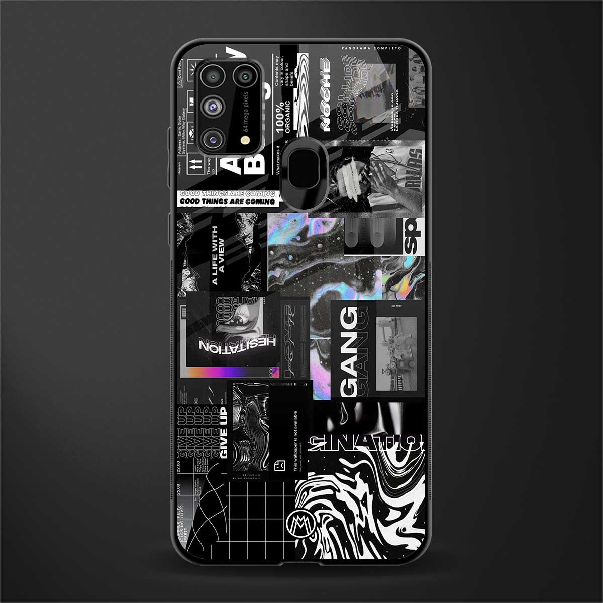 anxiety being glass case for samsung galaxy m31 prime edition image