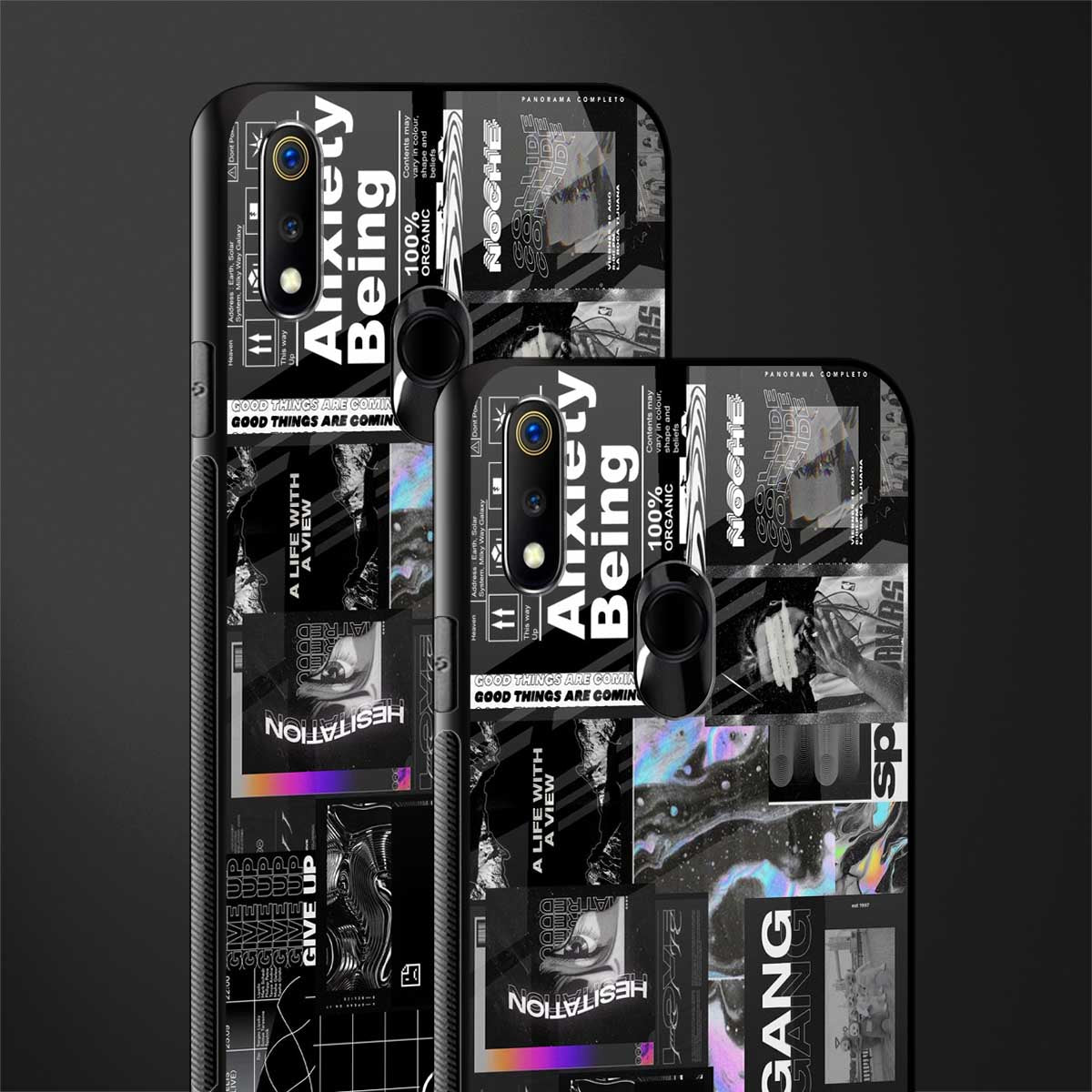 anxiety being glass case for realme 3 pro image-2