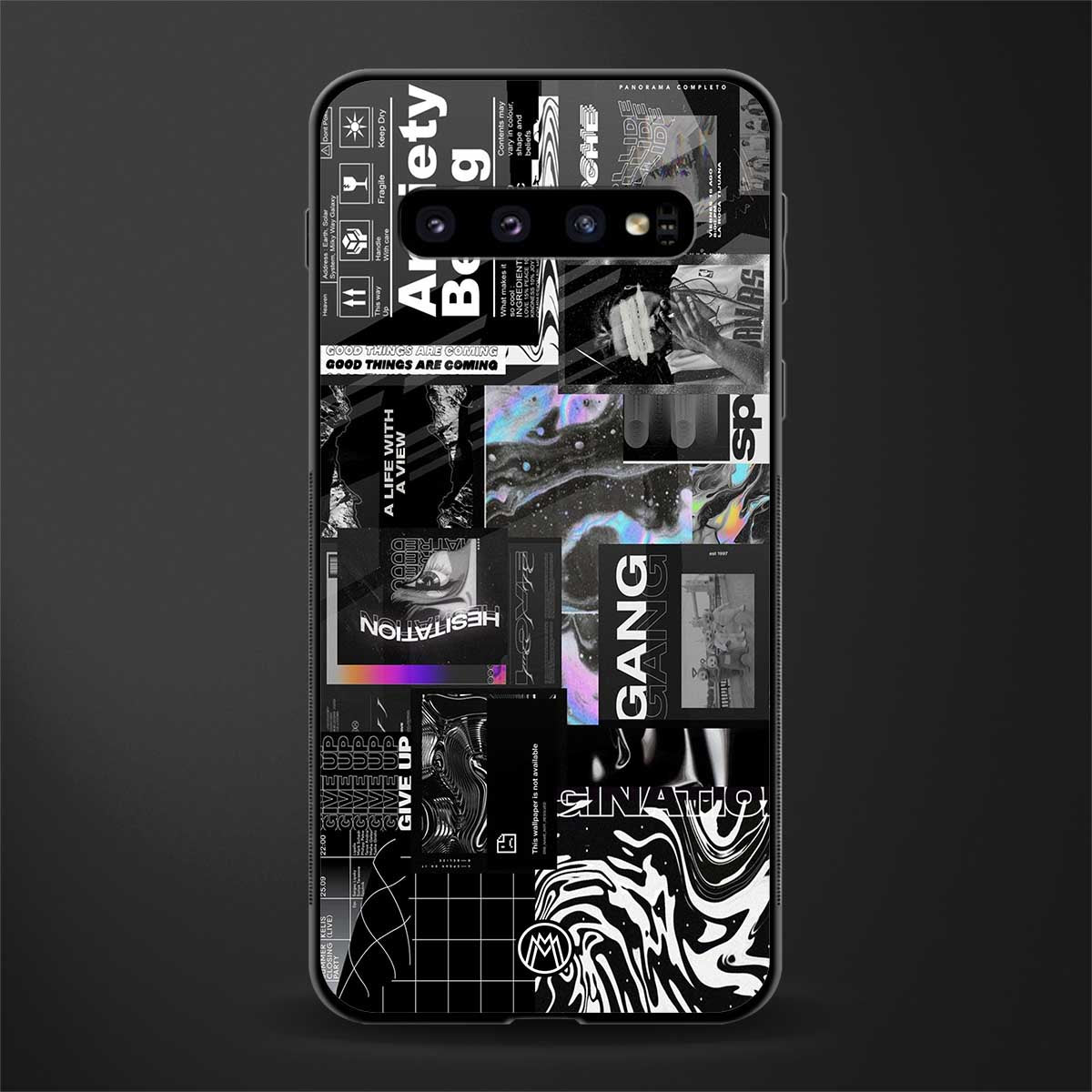 anxiety being glass case for samsung galaxy s10 plus image