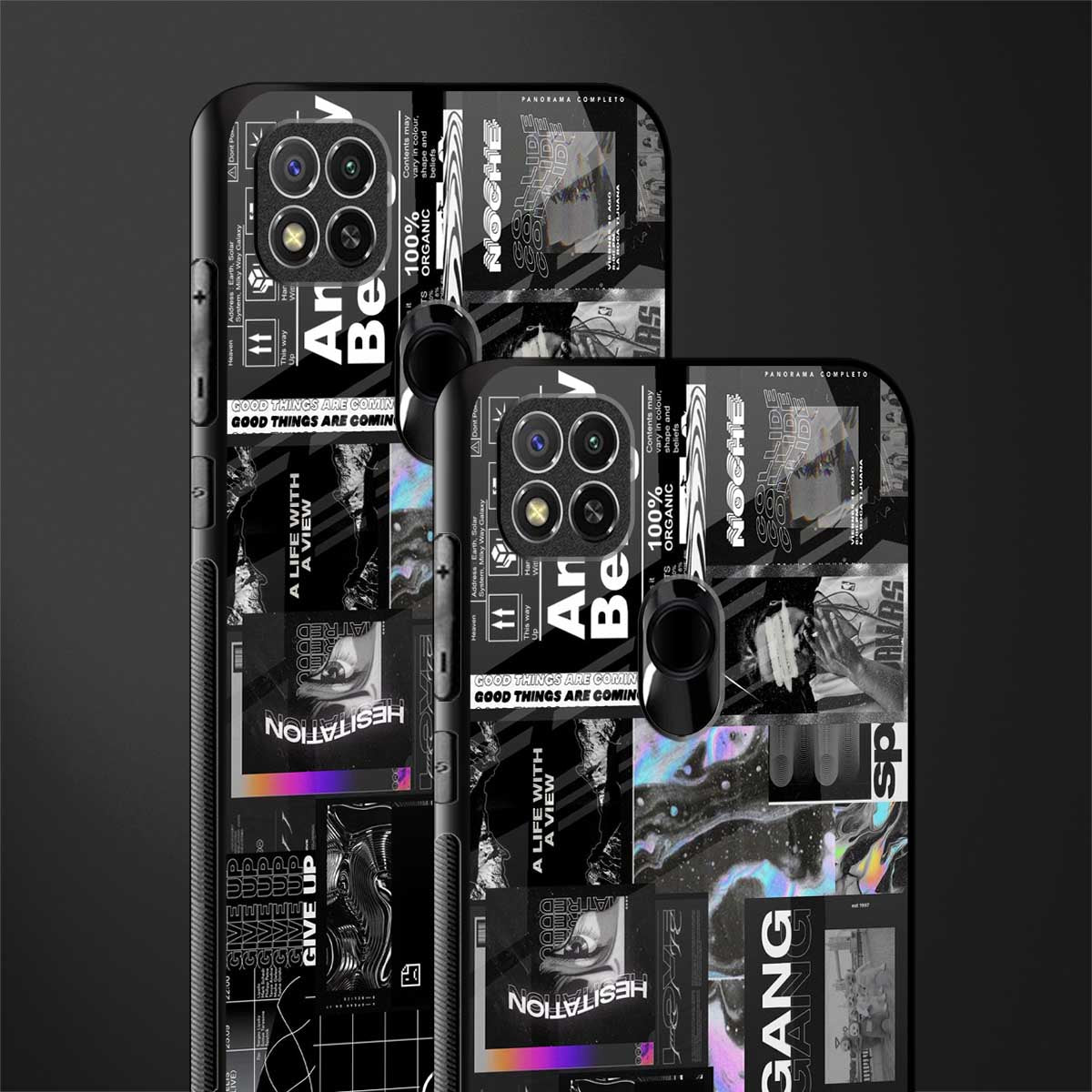 anxiety being glass case for redmi 9 image-2