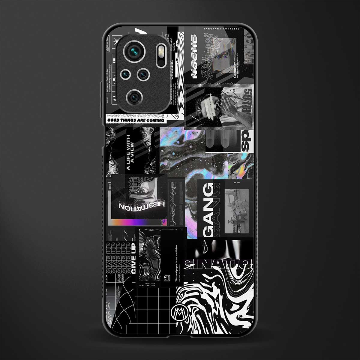anxiety being glass case for redmi note 10 image
