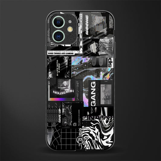 anxiety being glass case for iphone 11 image