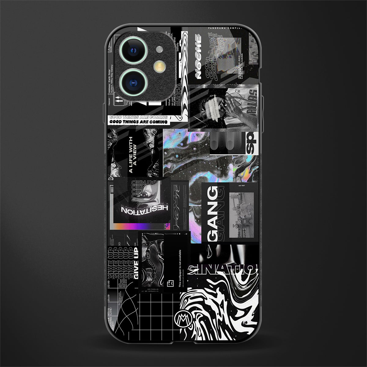 anxiety being glass case for iphone 12 image