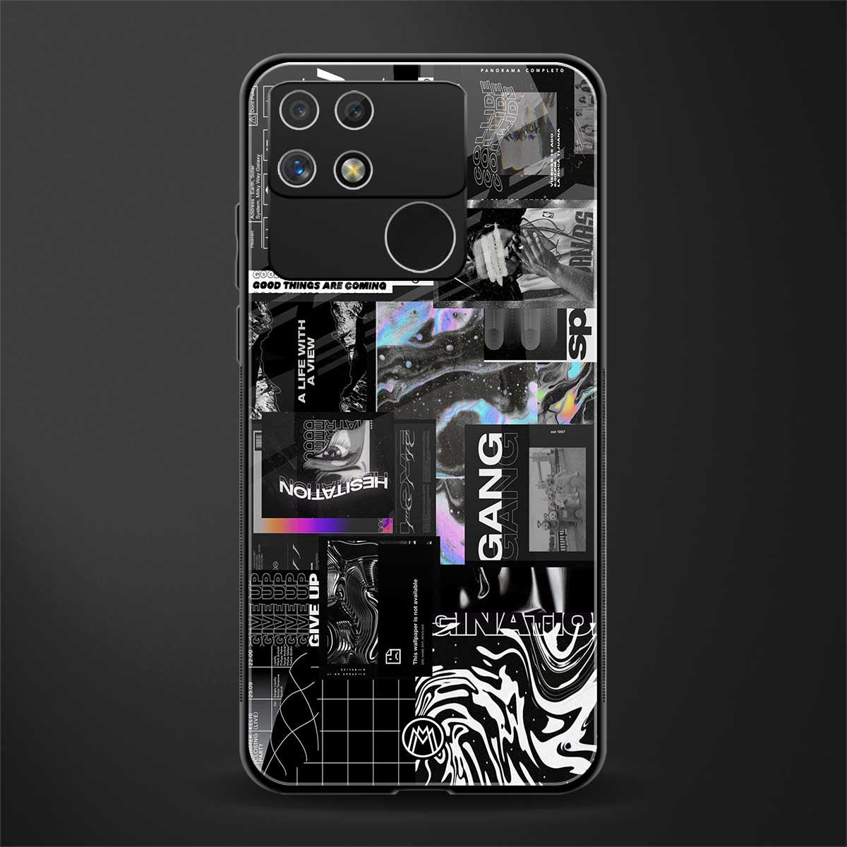 anxiety being back phone cover | glass case for realme narzo 50a