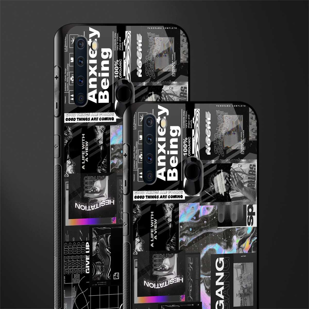 anxiety being glass case for samsung a21 image-2