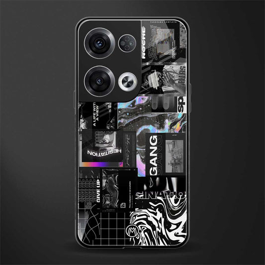 anxiety being back phone cover | glass case for oppo reno 8