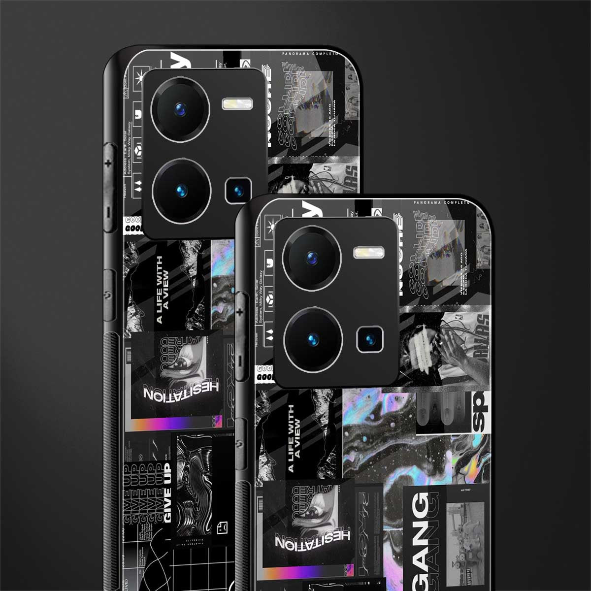 anxiety being back phone cover | glass case for vivo y35 4g