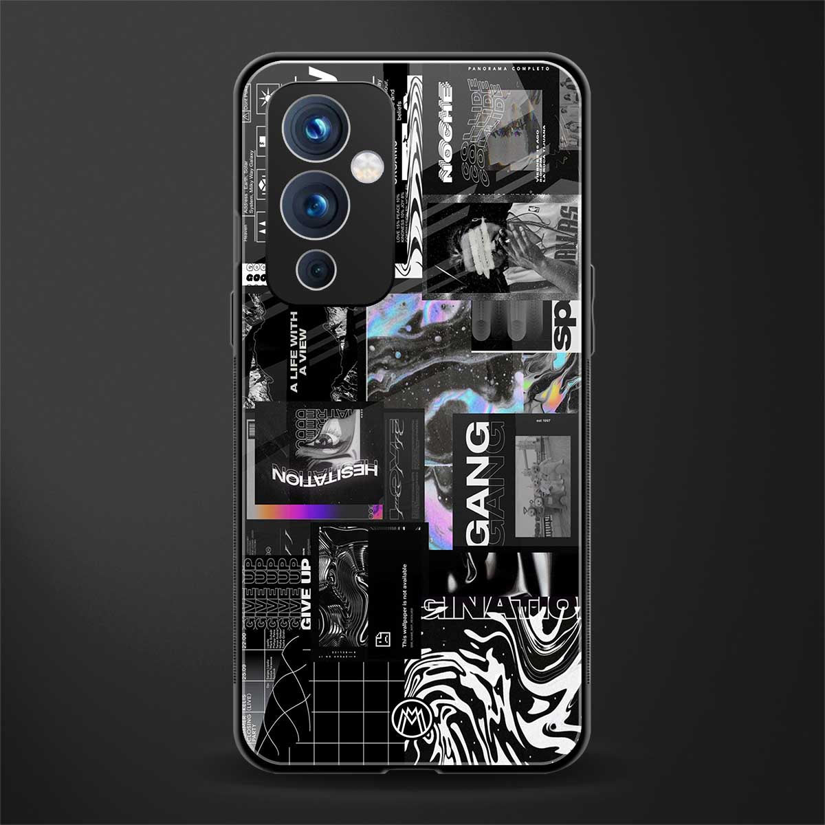 anxiety being back phone cover | glass case for oneplus 9