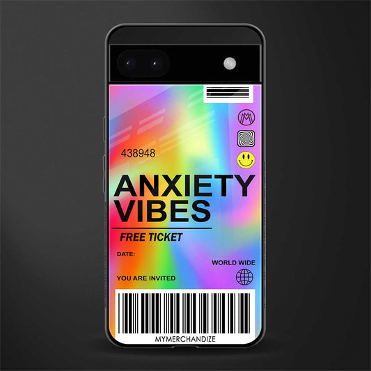 anxiety vibes back phone cover | glass case for google pixel 6a